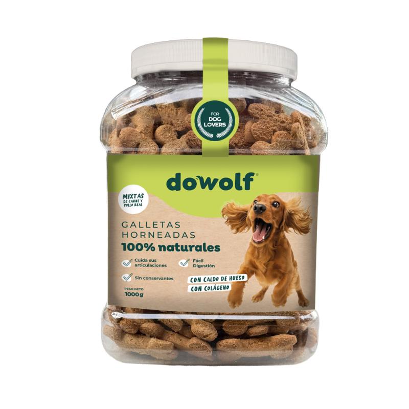 Dowolf Galletas Bombonera 1 kg 1 Alimento Dowolf Galletas Bombonera 1 kg para perros
