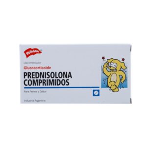 Prednisolona 20 mg Antiinflamatorio (Caja x 10 Comprimidos) para perros
