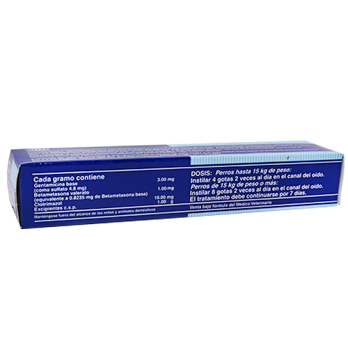 Gentax Gotas Óticas (Tubo x 15 g) 3 Empaque Gentax Gotas Óticas (Tubo x 15 g) de tubo x 15 g