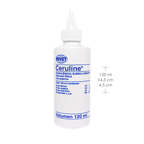 Ceruline Solvente de Cerumen Ótico (120 ml) 3 Empaque Ceruline Solvente de Cerumen Ótico (120 ml) de 120 mililitro