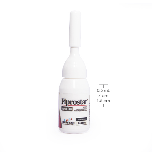 Fiprostar Gatos Pipeta Antipulgas y Garrapatas (0.5 ml) 4 Empaque Fiprostar Gatos Pipeta Antipulgas y Garrapatas (0.5 ml) de 0.5 mililitro