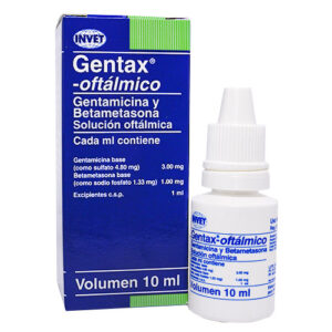 Gentax Colirio Antibiótico Oftálmico (10 ml) para perros