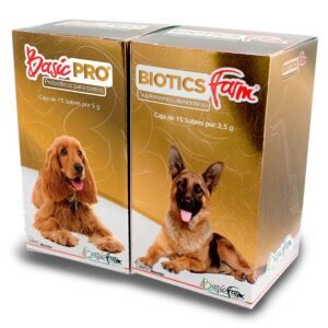 Basic Probiotics Recuperación Intestinal y Digestiva (Caja x 30 Sobres) para perros