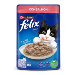 Alimento Purina Felix Classic con Salmón en Salsa para perros