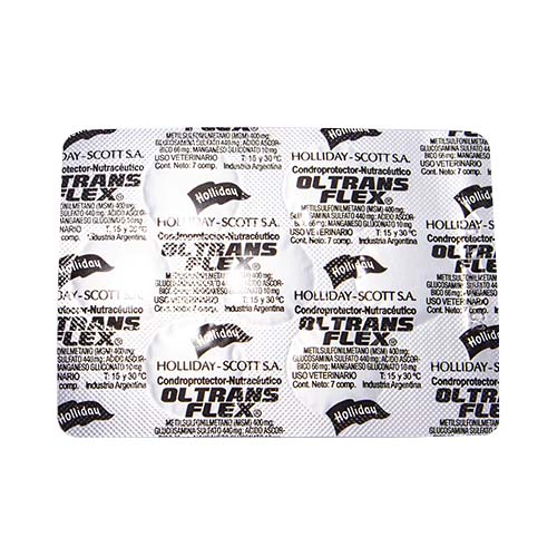 Holliday Ol-Trans Flex Condroprotector Articular (Blíster x 7 Comprimidos) 3 Empaque Holliday Ol-Trans Flex Condroprotector Articular (Blíster x 7 Comprimidos) de 7 medicamentos