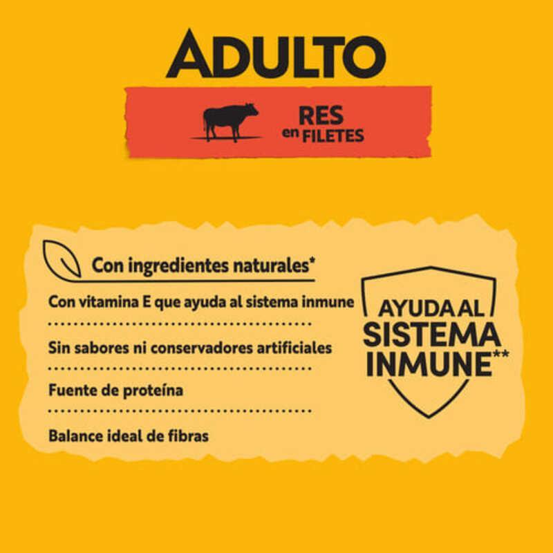 Pedigree Pouch Res Adulto 100 g 4 Empaque Pedigree Pouch Res Adulto 100 g de 100 g