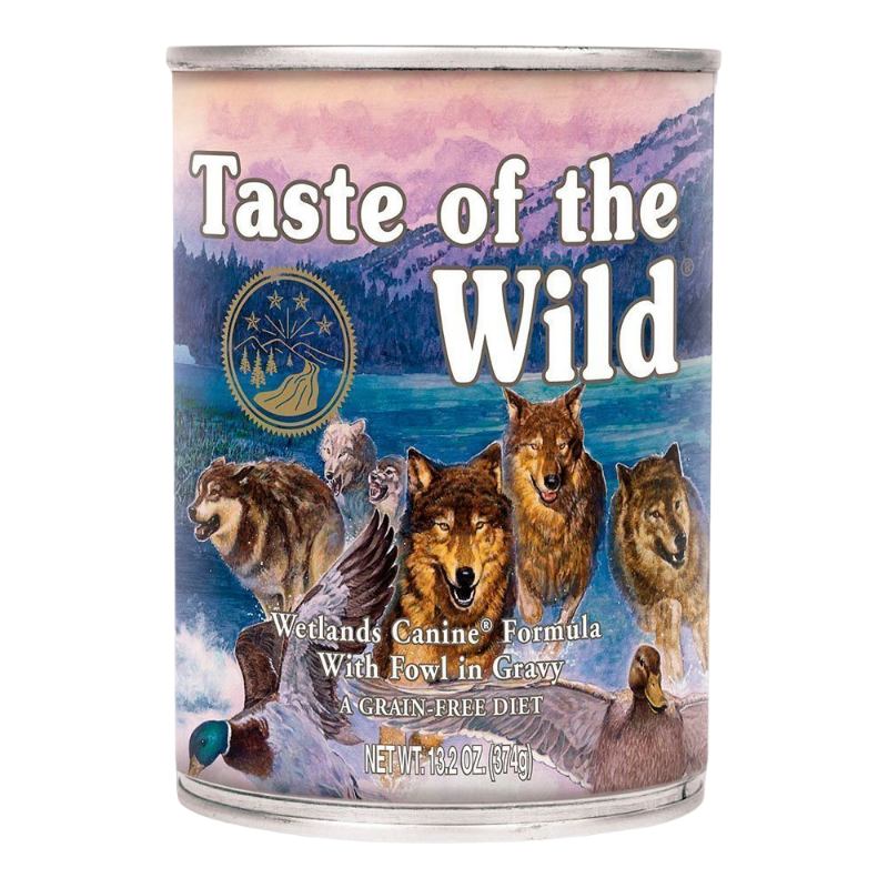 Taste of the Wild Wetlands Lata 374 g 1 Alimento Taste of the Wild Wetlands Lata 374 g para perros