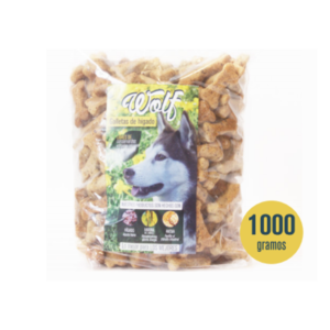 Alimento Wolf Mini Galletas de Hígado Bolsa 1 kg para perros