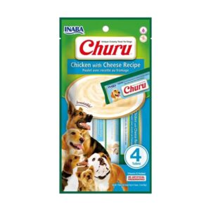 Alimento Churu Dog Pollo y Queso 4 tubos 56 g para perros