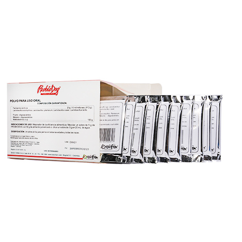 Probiodog Probióticos y Vitaminas (Caja x 10 Sobres) 3 Empaque Probiodog Probióticos y Vitaminas (Caja x 10 Sobres) de 10 sobres