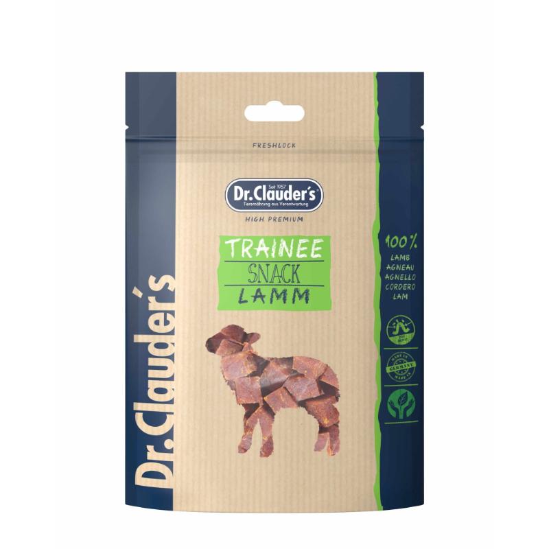Dr. Clauder's Trainee Snack 3 Empaque Dr. Clauder's Trainee Snack de cordero