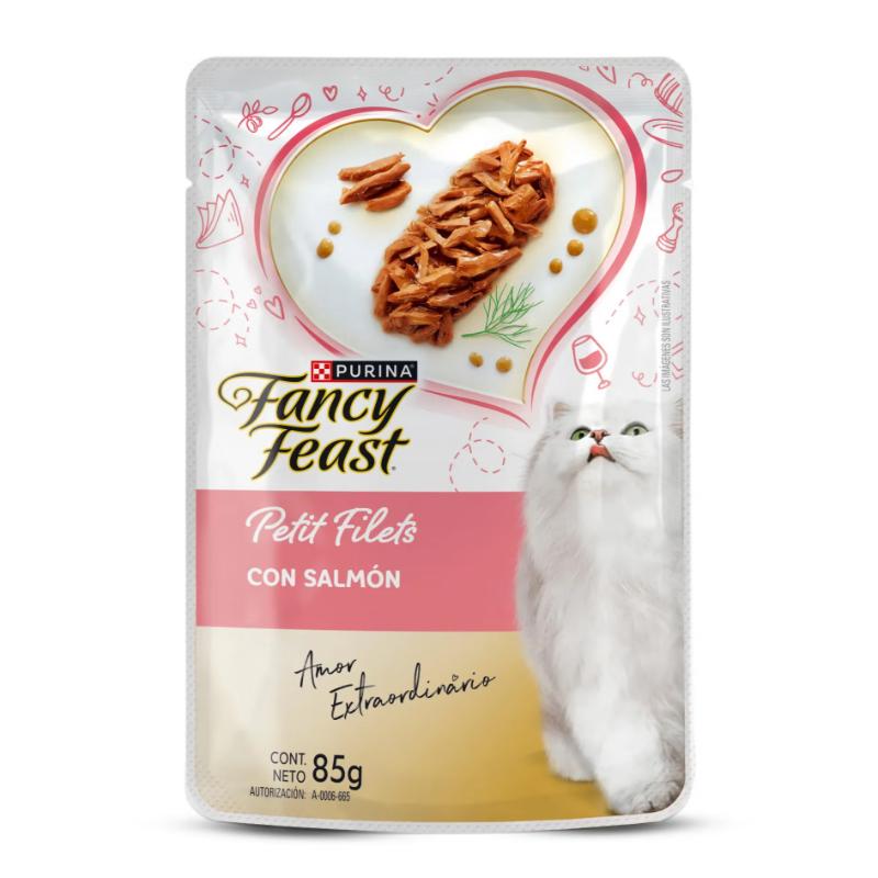 Purina Fancy Feast Petits Filets Salmón para Gato 1 Alimento Purina Fancy Feast Petits Filets Salmón para Gato para perros