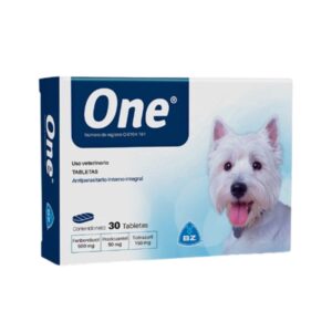 One Desparasitante Interno Blíster (Caja x 30 Comprimidos) para perros