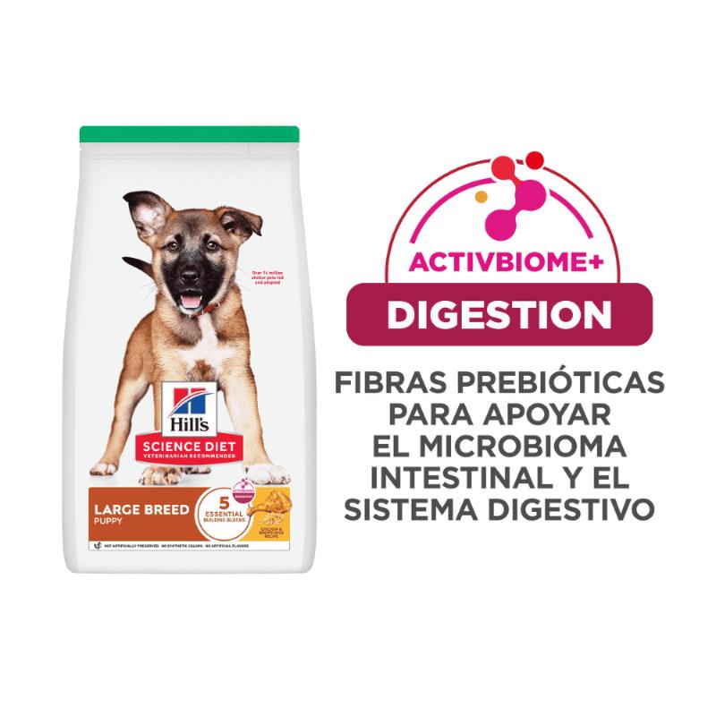 Hill's Science Diet Puppy Large Breed Pollo y Avena 4 Empaque Hill's Science Diet Puppy Large Breed Pollo y Avena de 15,5 lb