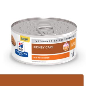 Alimento Hill's Prescription Diet k/d Cuidado Renal Sabor Pollo para Gato (Lata) para perros