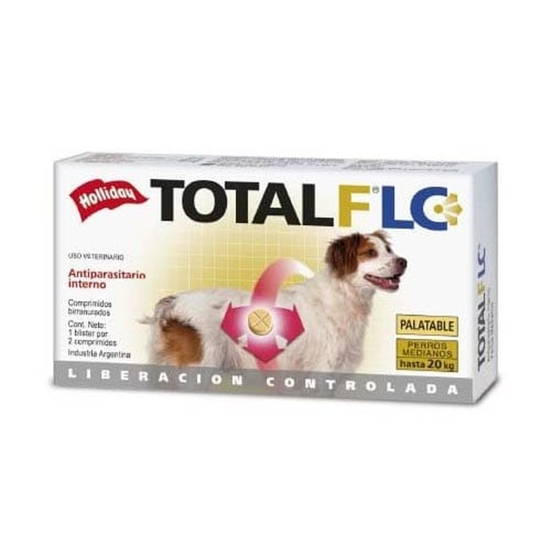 Total Full LC Antiparasitario para Perros de 10 a 20 kg (2 Tabletas) 1 Total Full LC Antiparasitario para Perros de 10 a 20 kg (2 Tabletas) para perros