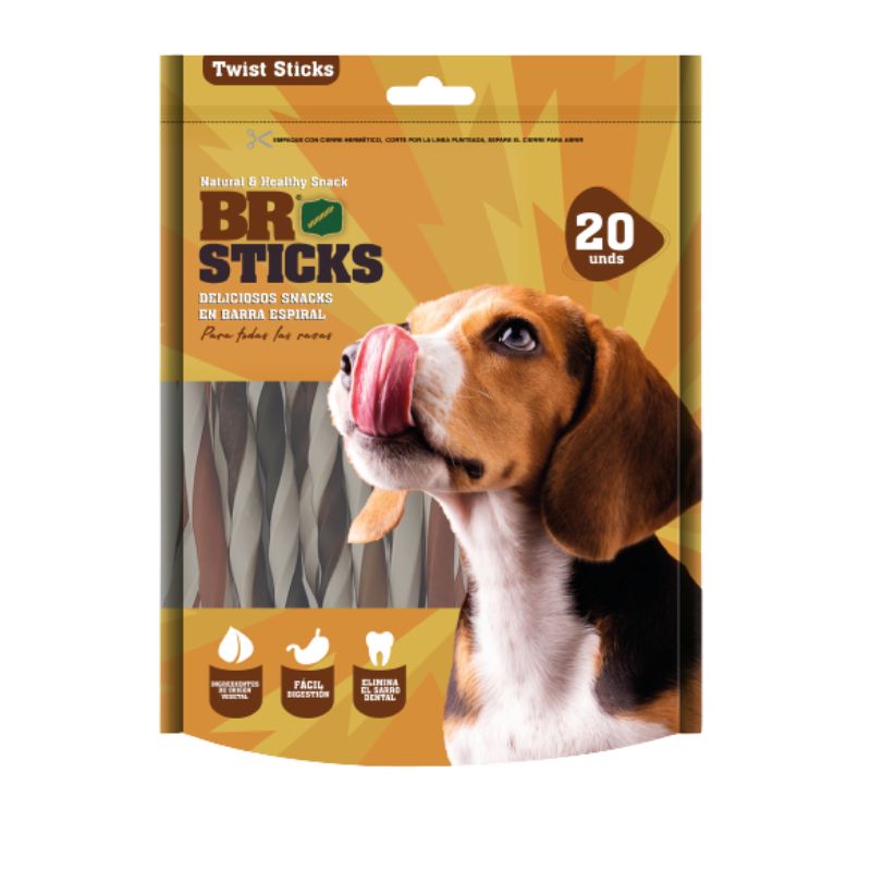 BR For Dog Sticks 20 uds 1 Alimento BR For Dog Sticks 20 uds para perros