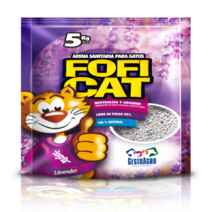 Alimento Foficat Arena con Aroma Lavanda para Gatos para perros