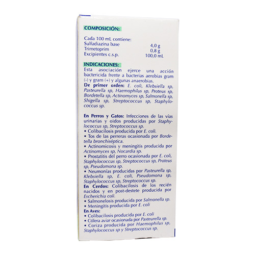 Sutrim Sulfametoxazol + Trimetoprima Suspensión Oral (30 ml) 2 Empaque Sutrim Sulfametoxazol + Trimetoprima Suspensión Oral (30 ml) de 30 mililitro