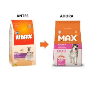Alimento Max Mature Pollo y Arroz para perros