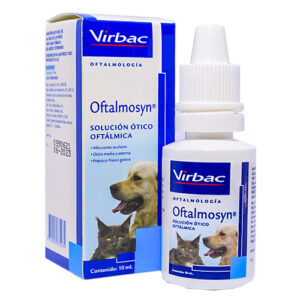 Oftalmosyn Colirio Antibiótico Oftálmico (10 ml) para perros