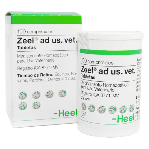 Heel Zeel T Artrosis Compositum Condroprotector Homeopático (Frasco x 100 Tabletas) 1 Heel Zeel T Artrosis Compositum Condroprotector Homeopático (Frasco x 100 Tabletas) para perros
