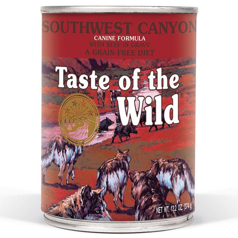 Taste of the Wild Southwest Canyon Lata 374 g 1 Alimento Taste of the Wild Southwest Canyon Lata 374 g para perros