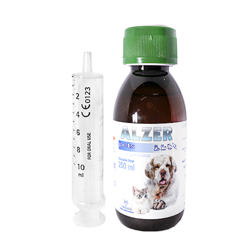 Alzer Pets Soporte Neuroprotector y Cognitivo (Frasco 150 ml) 3 Empaque Alzer Pets Soporte Neuroprotector y Cognitivo (Frasco 150 ml) de 150 mililitro