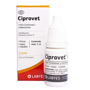 Ciprovet Colirio Antibiótico Oftálmico (5 ml) para perros