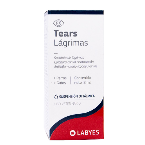 Tears Gotas Oftálmicas Colirio Lubricante Ocular (Frasco 8 ml) 1 Tears Gotas Oftálmicas Colirio Lubricante Ocular (Frasco 8 ml) para perros