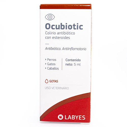 Ocubiotic con Esteroide Colirio Oftálmico (5 ml) 2 Empaque Ocubiotic con Esteroide Colirio Oftálmico (5 ml) de 5 mililitro