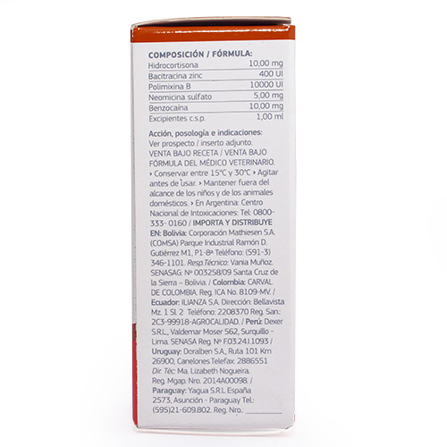 Ocubiotic con Esteroide Colirio Oftálmico (5 ml) 4 Empaque Ocubiotic con Esteroide Colirio Oftálmico (5 ml) de 5 mililitro