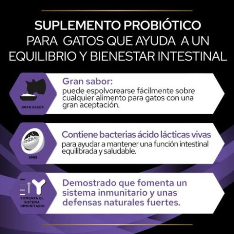 Pro Plan FortiFlora Cat Suplemento Probiótico Felino (Caja x 30 Sobres) 3 Empaque Pro Plan FortiFlora Cat Suplemento Probiótico Felino (Caja x 30 Sobres) de 900 g