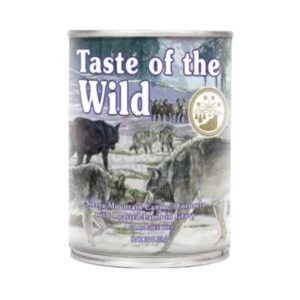 Alimento Taste of the Wild Sierra Mountain Lata 374 g para perros