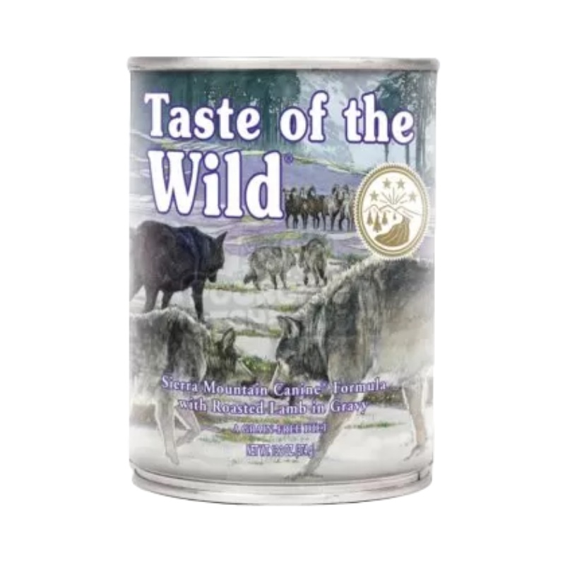Taste of the Wild Sierra Mountain Lata 374 g 1 Alimento Taste of the Wild Sierra Mountain Lata 374 g para perros