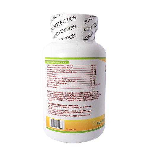 VetriScience UT Balance Soporte Urinario y Salud Renal (Frasco x 60 Tabletas) 2 Empaque VetriScience UT Balance Soporte Urinario y Salud Renal (Frasco x 60 Tabletas) de 60 tabletas