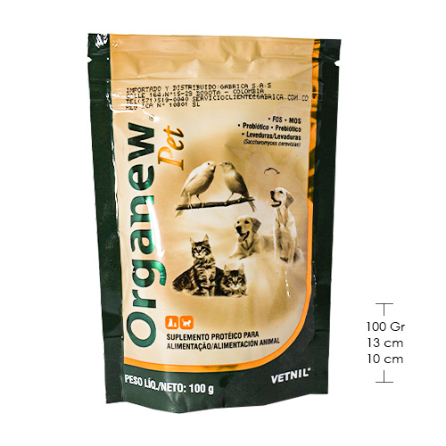 Organew Suplemento Prebiótico y Probiótico (Pote 100 g) 3 Empaque Organew Suplemento Prebiótico y Probiótico (Pote 100 g) de 100 g