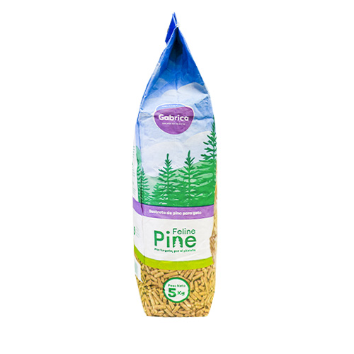 Feline Pine Arena Ecológica de Pino para Gato 3 Empaque Feline Pine Arena Ecológica de Pino para Gato de 5 kg