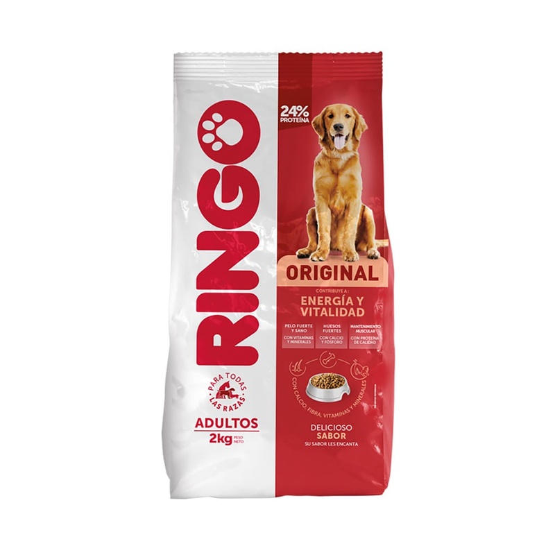 Ringo Original Adulto 3 Empaque Ringo Original Adulto de 2 kg