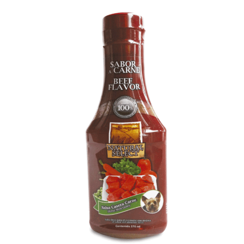 Natural Select Salsa Sabor a Carne 220 ml 1 Alimento Natural Select Salsa Sabor a Carne 220 ml para perros