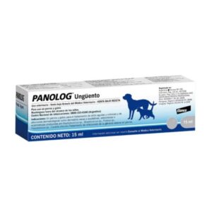 Panolog Pomada Dermatológica y Ótica Medicada (Tubo 15 ml) para perros