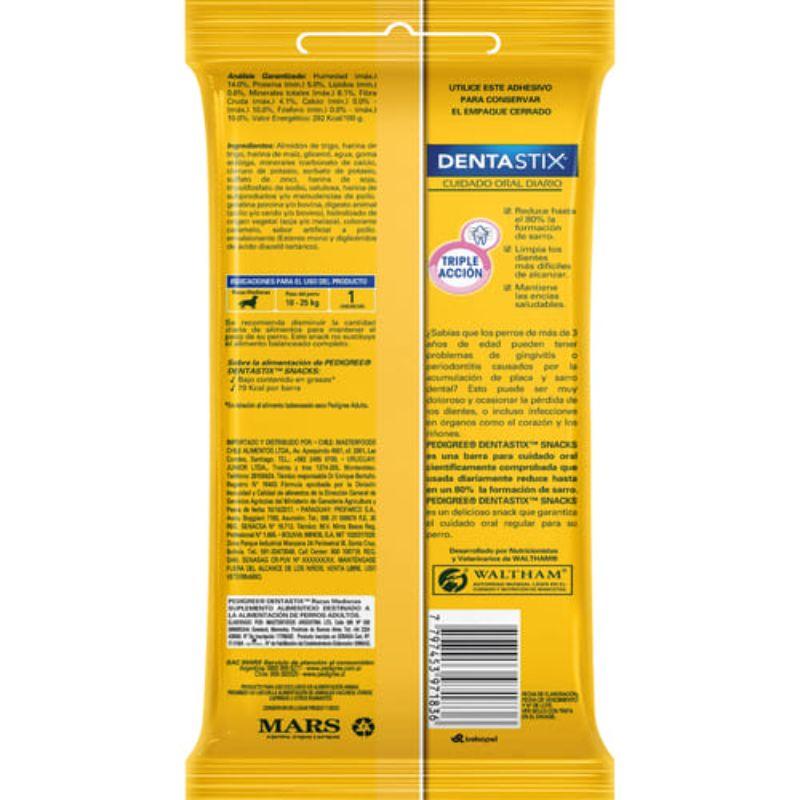 Pedigree Dentastix Raza Mediana y Grande 2 Empaque Pedigree Dentastix Raza Mediana y Grande de 3 barras