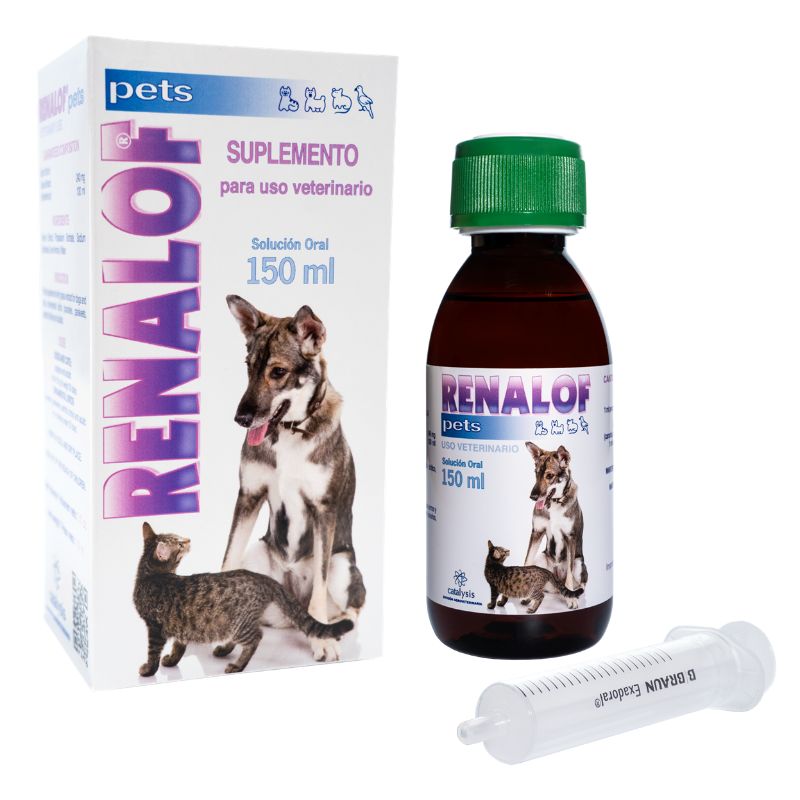 Renalof Pets Vecol Soporte Renal (Jarabe 150 ml) 1 Renalof Pets Vecol Soporte Renal (Jarabe 150 ml) para perros
