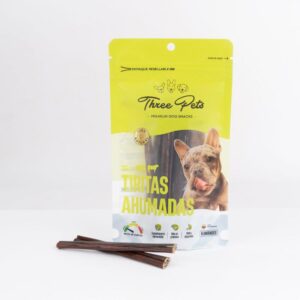 Alimento Three Pets Tiritas Ahumadas 30 g para perros