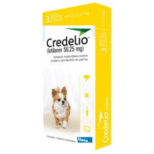 Credelio Antipulgas para Perros de 1.3 a 2.25 kg para perros