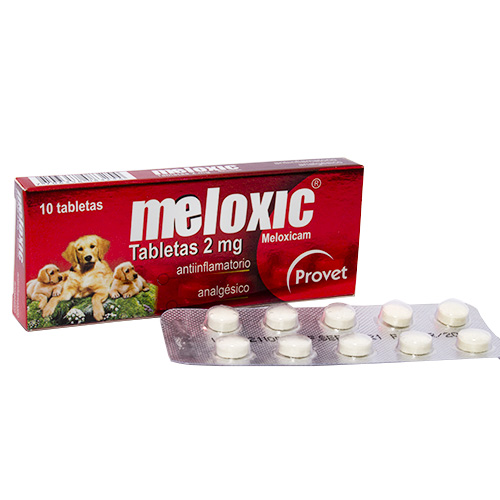 Meloxic 2 mg Meloxicam Antiinflamatorio y Analgésico (Caja x 10 Tabletas) 1 Meloxic 2 mg Meloxicam Antiinflamatorio y Analgésico (Caja x 10 Tabletas) para perros