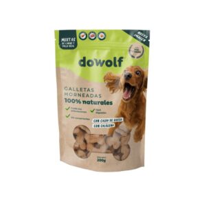 Alimento Dowolf Galletas Mixtas Pollo y Ternera 200 g para perros