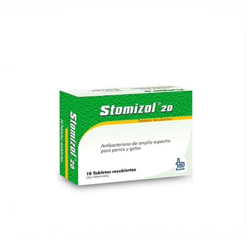 Stomizol 20 mg Espiramicina + Metronidazol (Caja x 10 Tabletas) 1 Stomizol 20 mg Espiramicina + Metronidazol (Caja x 10 Tabletas) para perros