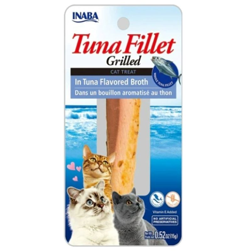 Inaba Filete de Atún en Caldo para Gato 1 Alimento Inaba Filete de Atún en Caldo para Gato para perros