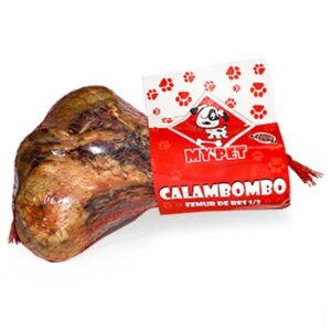 Alimento MyPet Fémur de Res Mitad deshidratado para perros